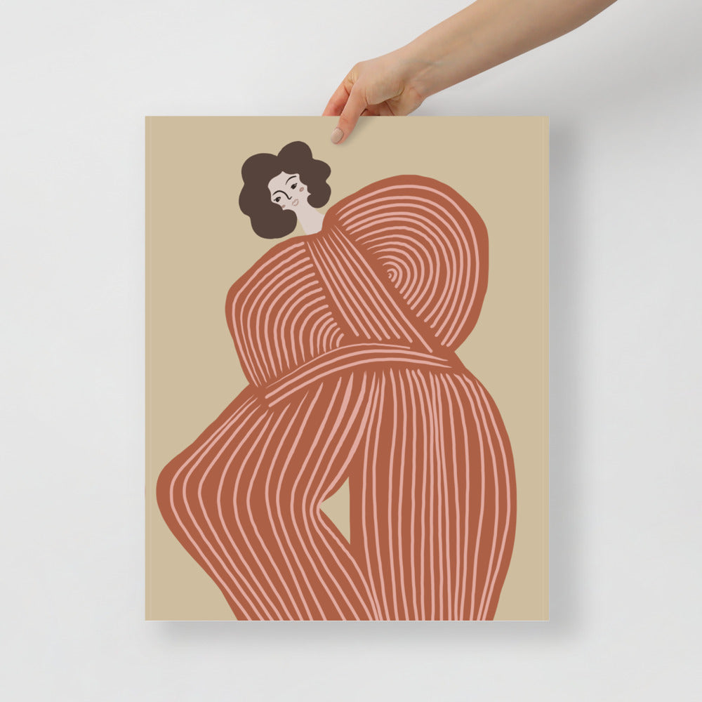Orange Tracksuits Väggkonst | Veska 16×20