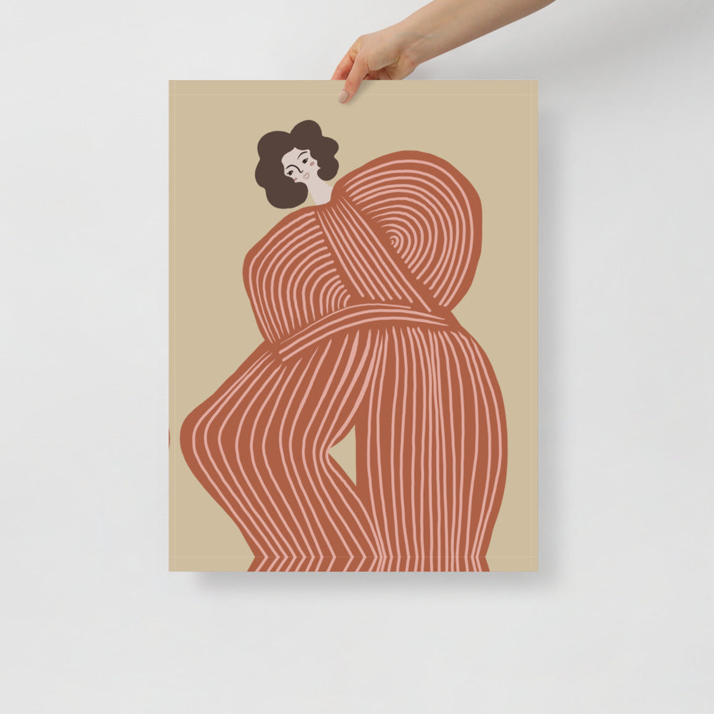Orange Tracksuits Väggkonst | Veska 18×24