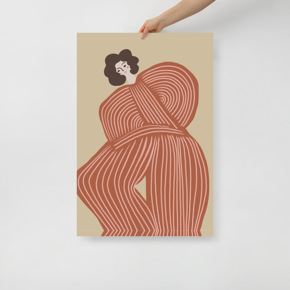 Orange Tracksuits Väggkonst | Veska 24×36