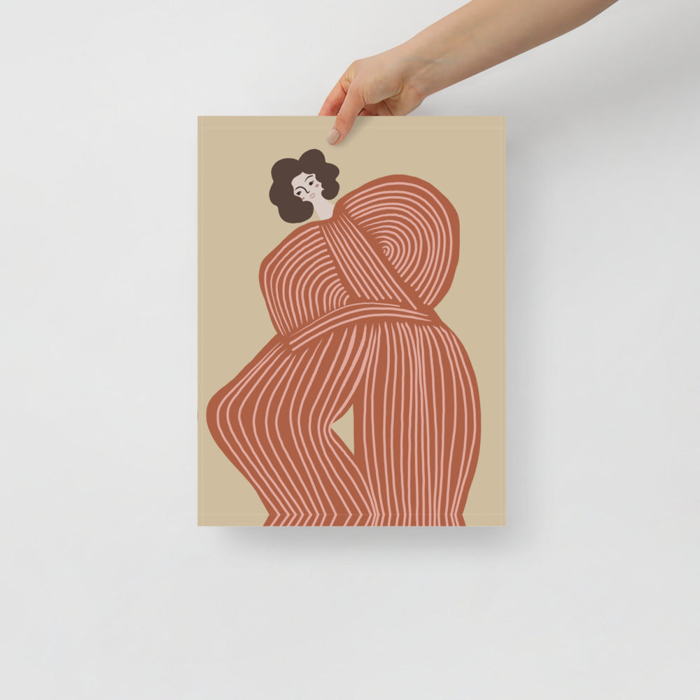 Orange Tracksuits Väggkonst | Veska 12×16