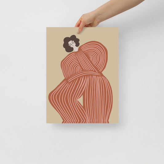 Orange Tracksuits Väggkonst | Veska 12×16