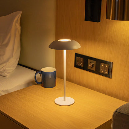 Orbella trådlös LED-bordslampa med touch-kontroll – Elegant runt modernt design | Veska