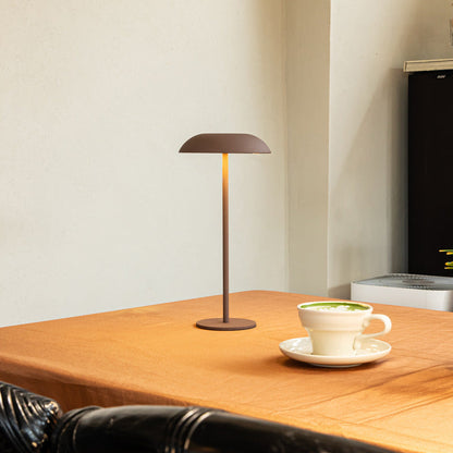 Orbella trådlös LED-bordslampa med touch-kontroll – Elegant runt modernt design | Veska