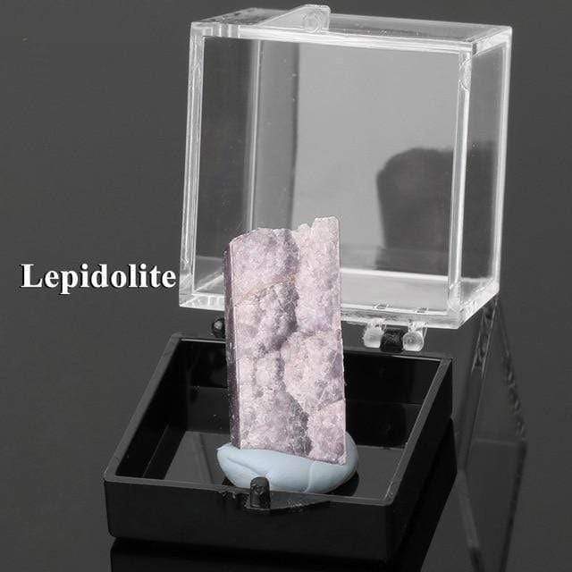 Oregelbundna Naturstenar Prov | Veska Lepidolit