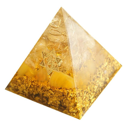 Orgonite Citrin Kristallpyramid | Veska