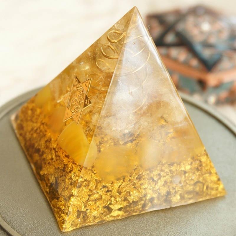 Orgonite Citrin Kristallpyramid | Veska