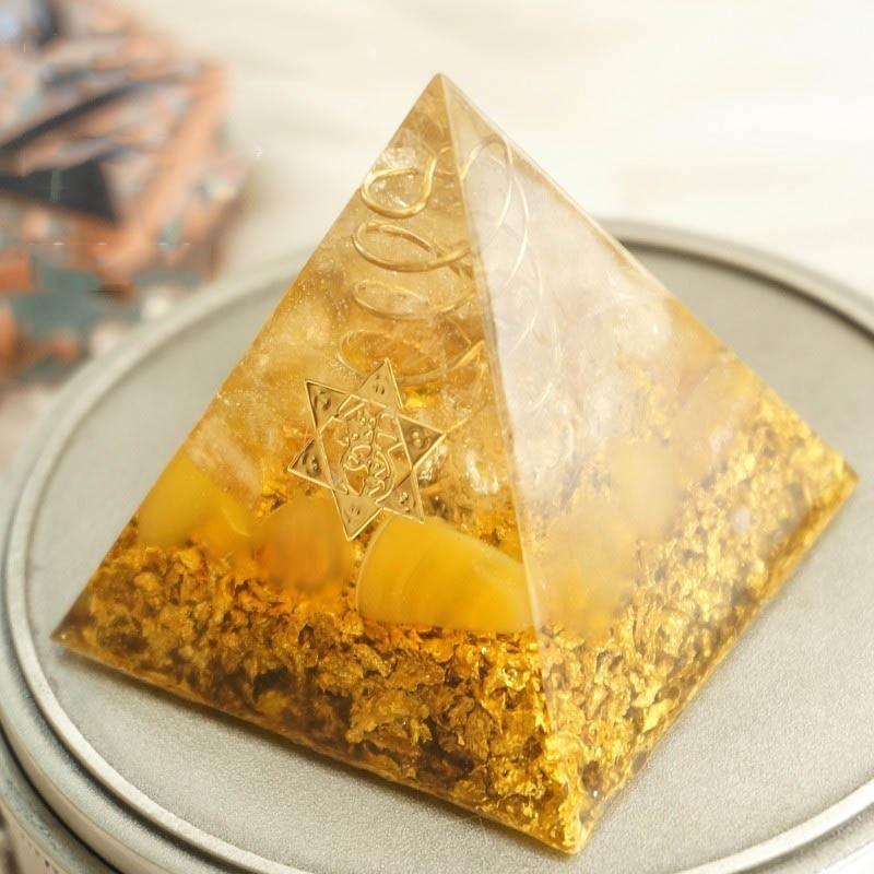 Orgonite Citrin Kristallpyramid | Veska