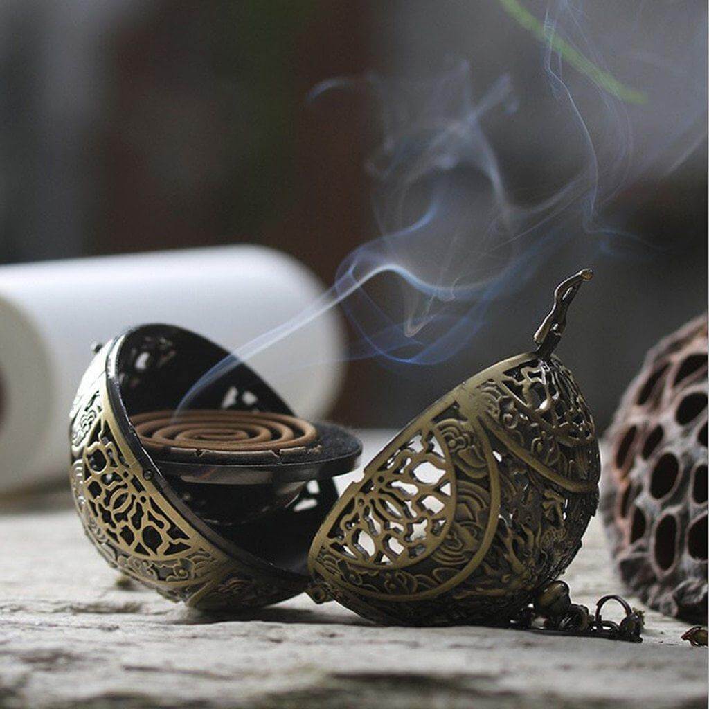 Oriental Dragon Breath Backflow Rökelsebrännare | Veska