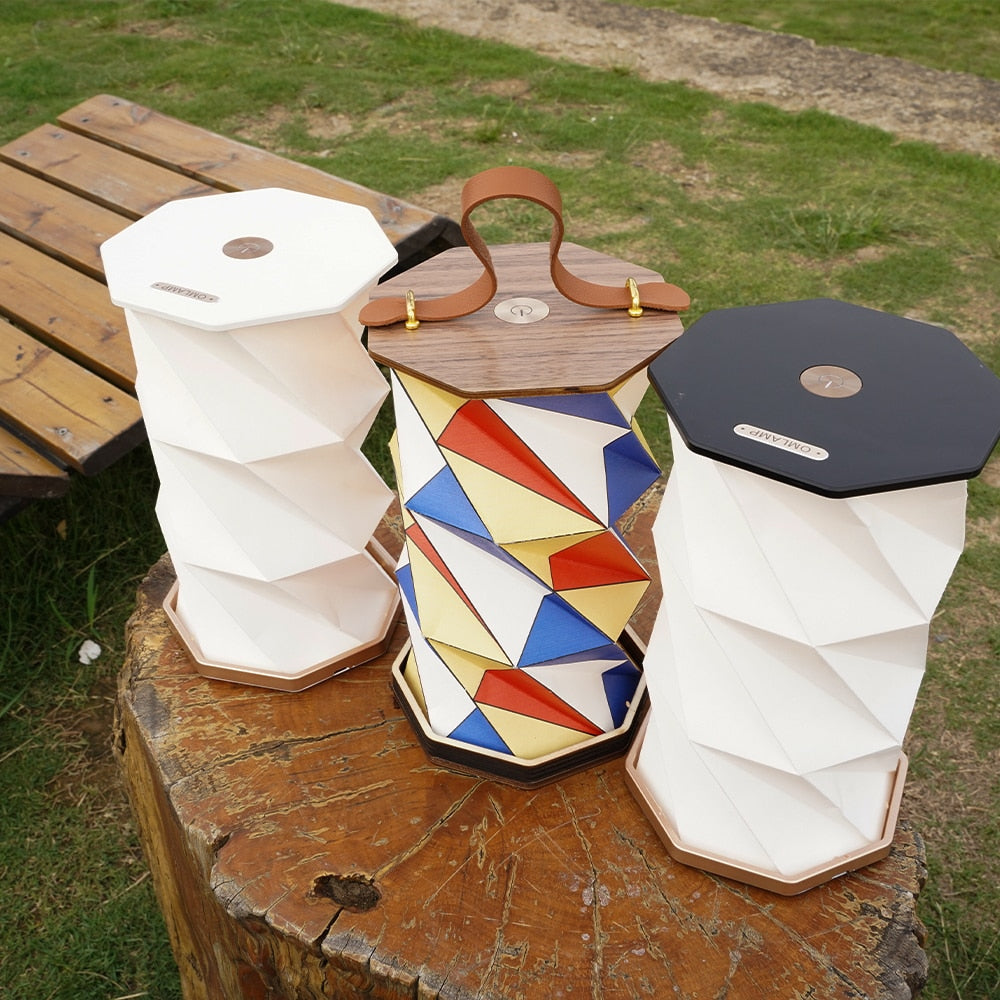 Origami Glow Dimmbar Papperslanterna Ljus | Veska