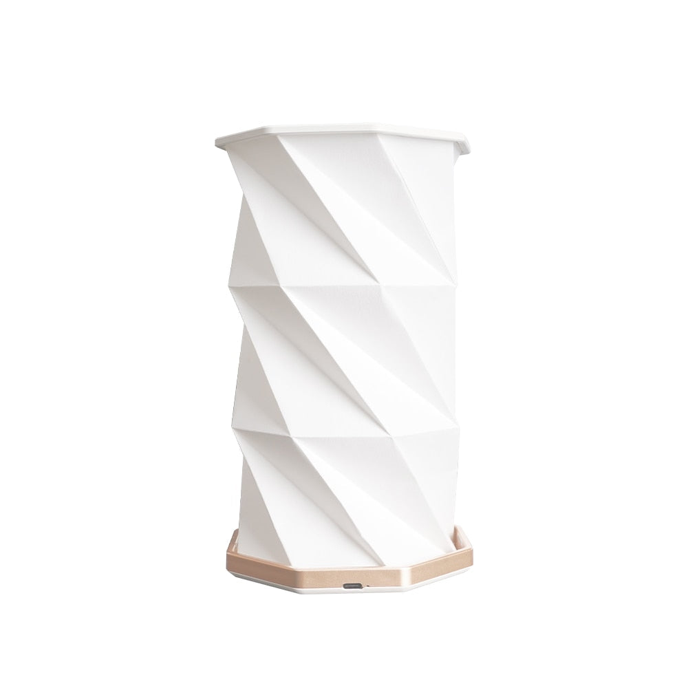 Origami Glow Dimmbar Papperslanterna Ljus | Veska vit