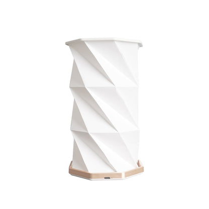 Origami Glow Dimmbar Papperslanterna Ljus | Veska vit