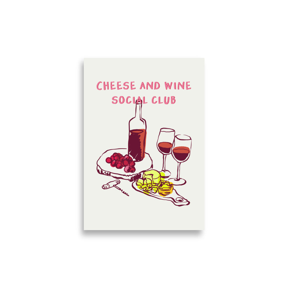 Ost och Vin Social Klubb | Veska 21×30 cm