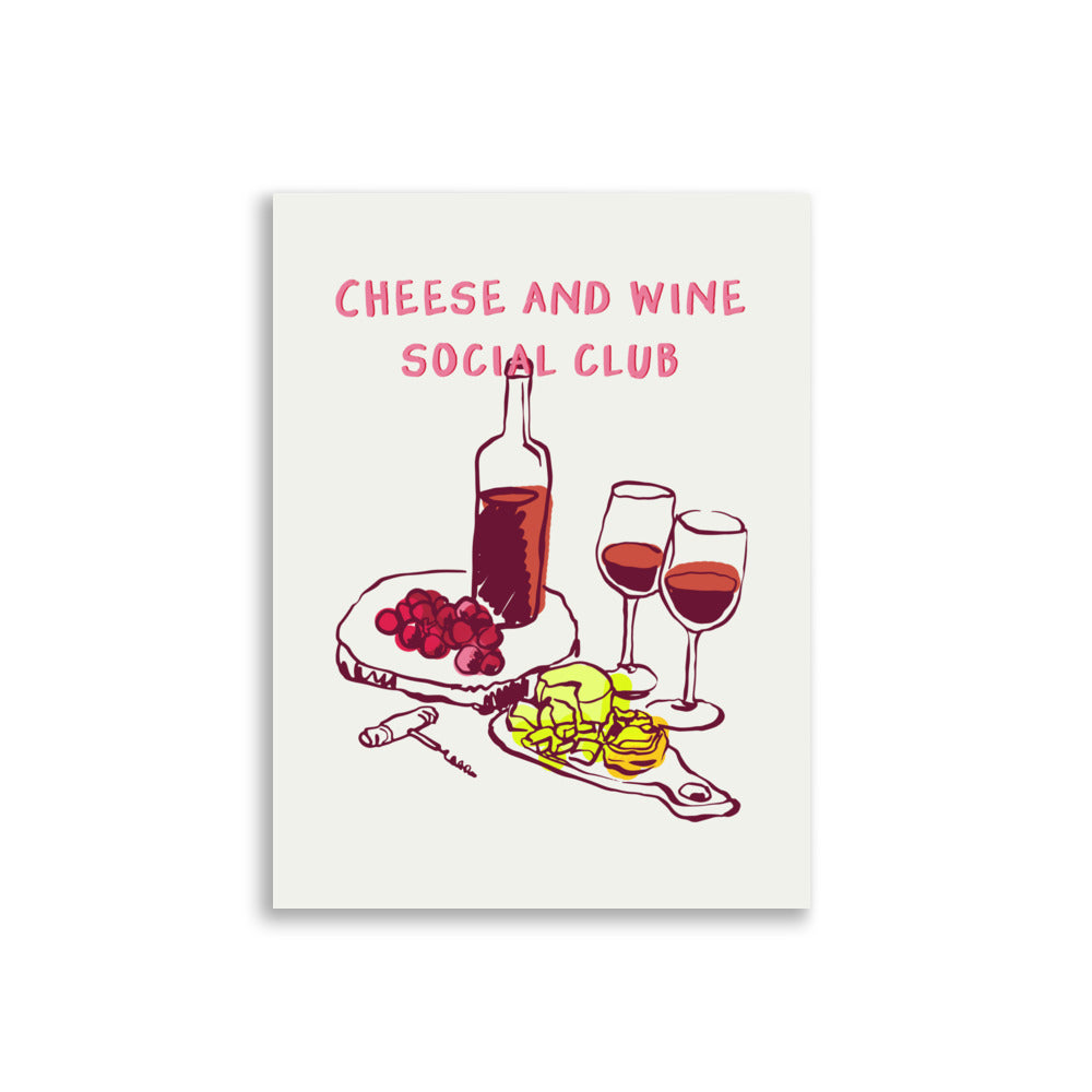Ost och Vin Social Klubb | Veska 30×40 cm