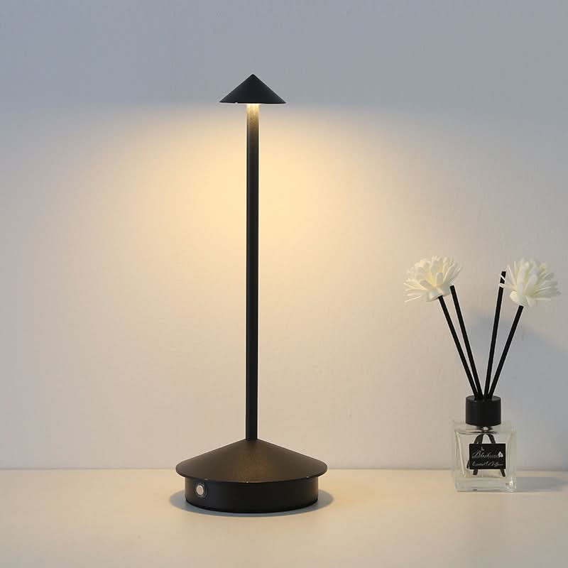 OxaLED Bärbar Sladdlös Uppladdningsbar Bordslampa | Veska Svart