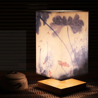 Papper Bords Lampa | Japansk Skandinavisk Stil | Varm Ljus | Veska