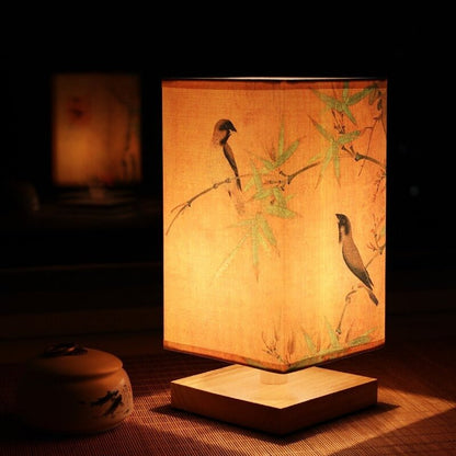 Papper Bords Lampa | Japansk Skandinavisk Stil | Varm Ljus | Veska