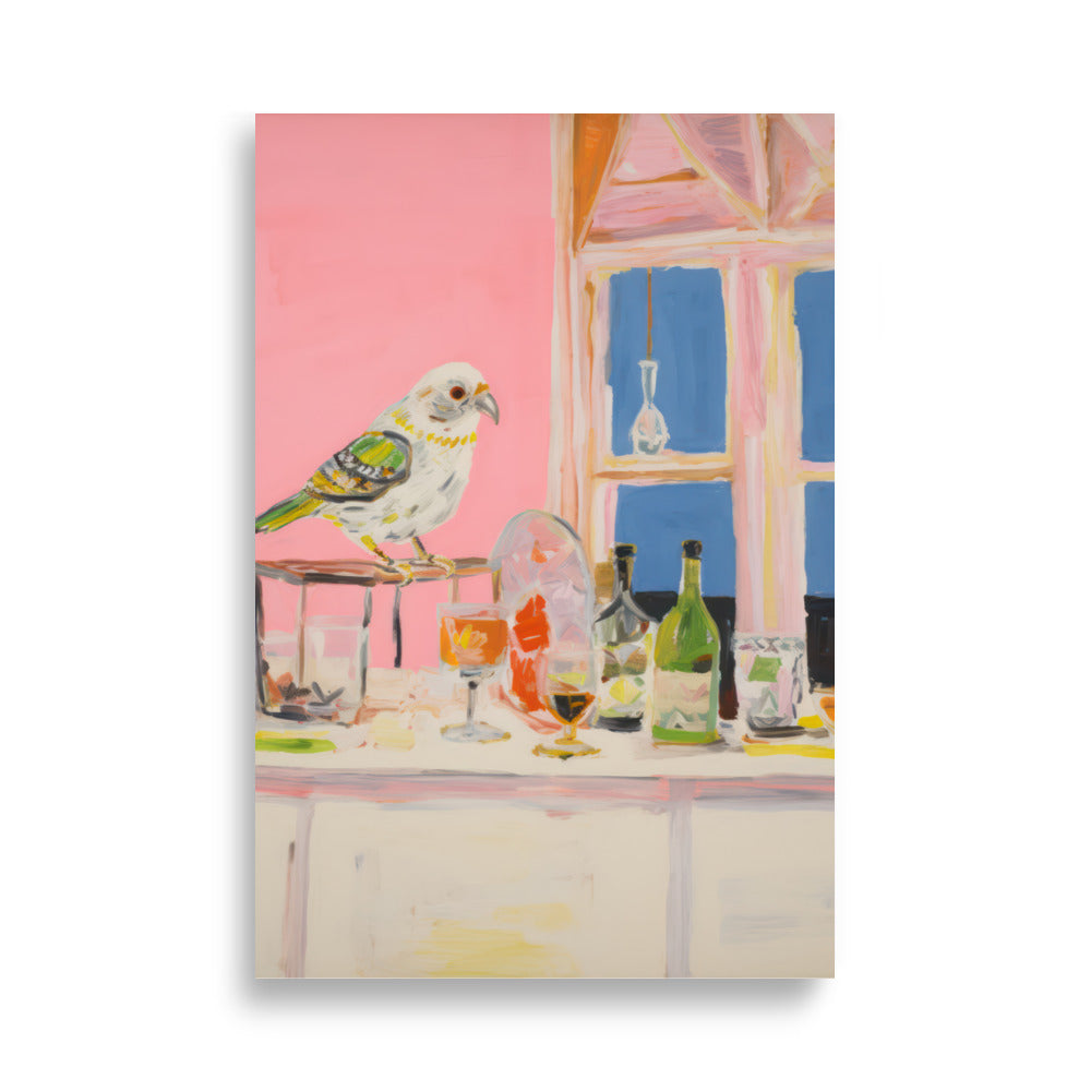 Parrot in the Kitchen | Veska 61×91 cm