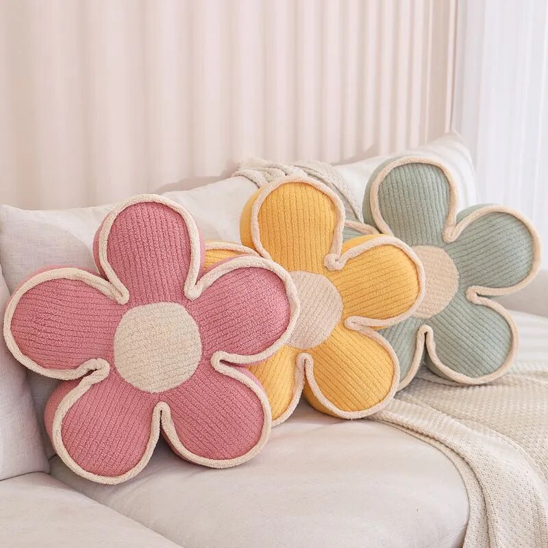Pastell Fluffy Blomkudde | Veska