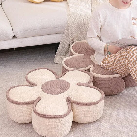 Pastell Fluffy Blomkudde | Veska