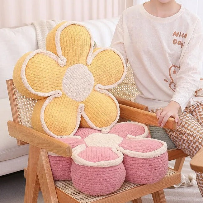 Pastell Fluffy Blomkudde | Veska