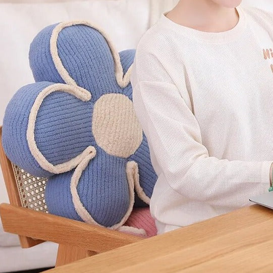 Pastell Fluffy Blomkudde | Veska