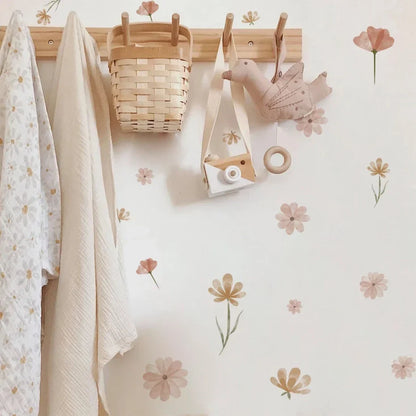 Pastellblommor Vägdekal Set | Veska