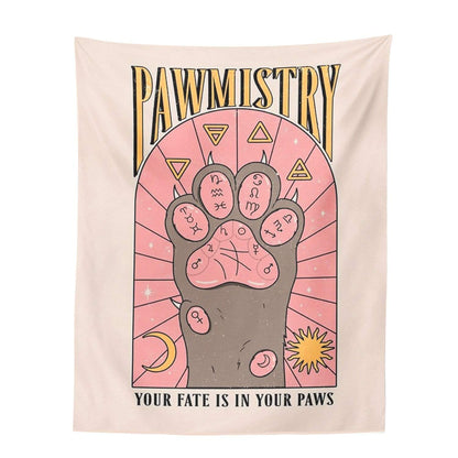 Pawmistry Tapet | Veska Rosa 95x73cm 37.4"x28.7"