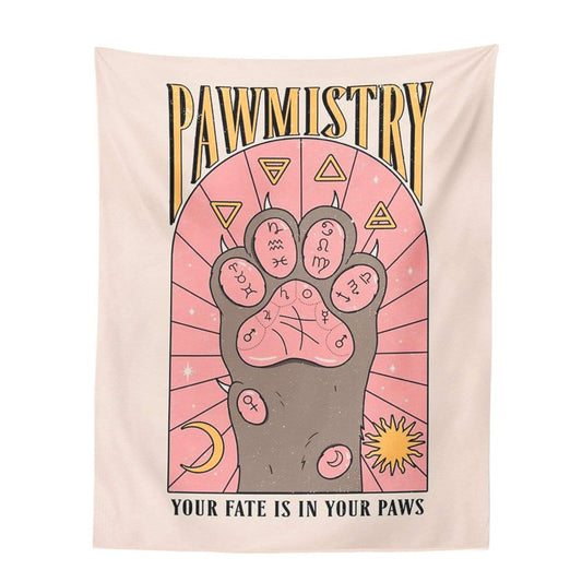 Pawmistry Tapet | Veska Rosa 95x73cm 37.4"x28.7"
