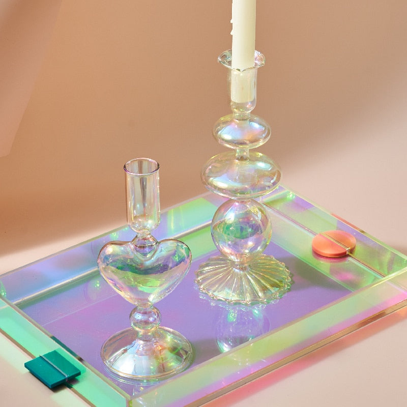 Pearly Glass - Ljushållare | Veska