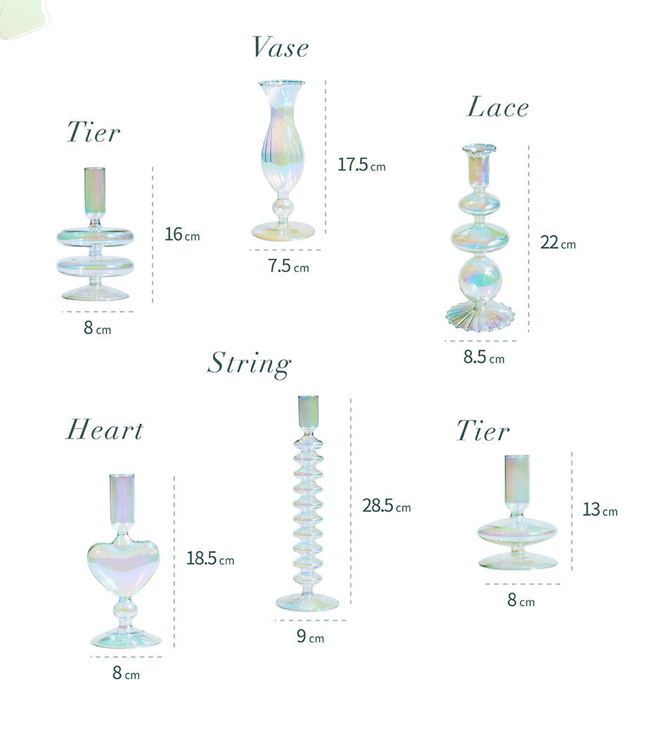 Pearly Glass - Ljushållare | Veska