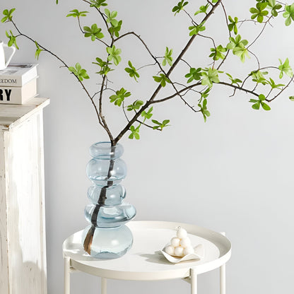 PebVeskae Stack Geometrisk Glas Vas | Veska