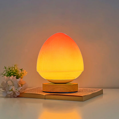 Persikoglasbordslampa | Veska