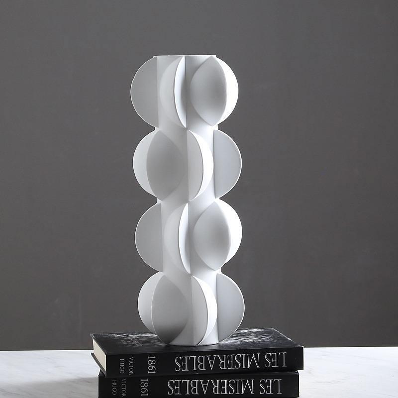 PetalForm Modern abstrakt Veskaomvas med skulpturell elegans | Veska Vit Stor
