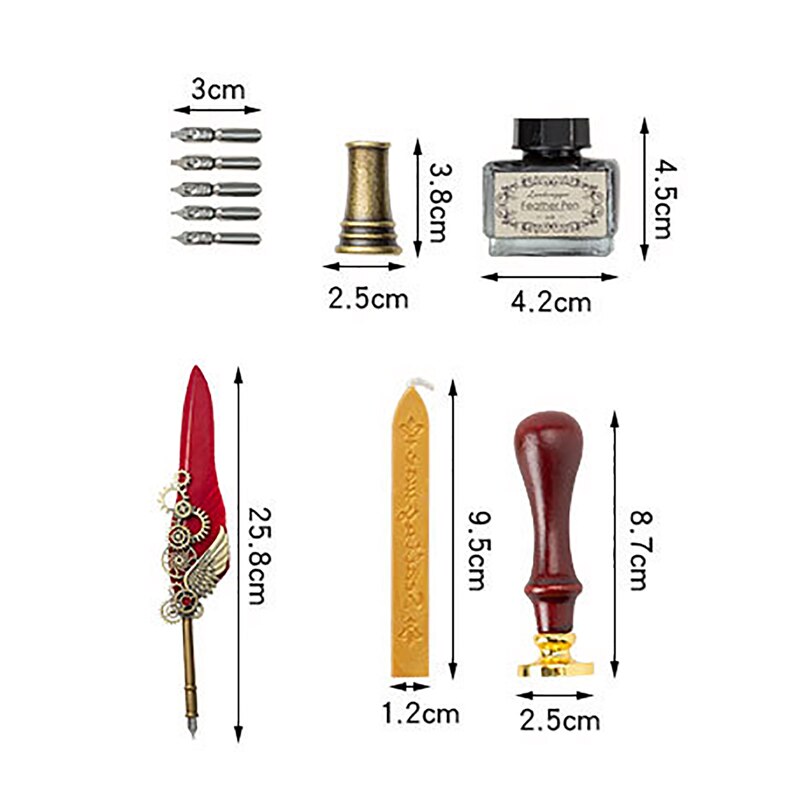 Phoenix Feather Mechanic Calligraphy Pen Set | Veska