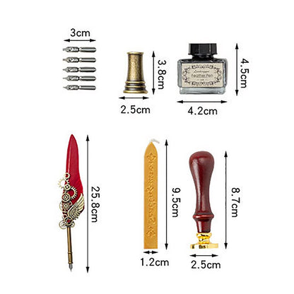 Phoenix Feather Mechanic Calligraphy Pen Set | Veska