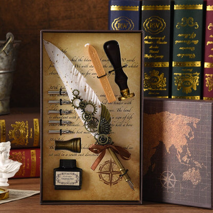 Phoenix Feather Mechanic Calligraphy Pen Set | Veska