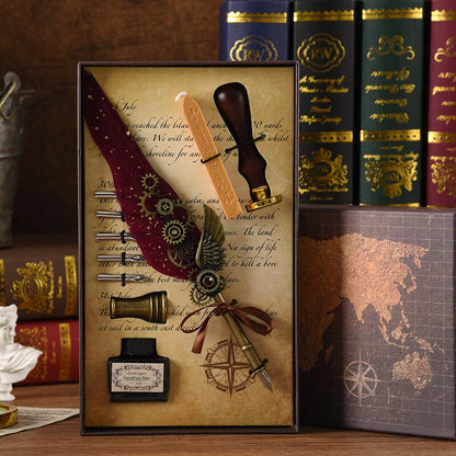 Phoenix Feather Mechanic Calligraphy Pen Set | Veska
