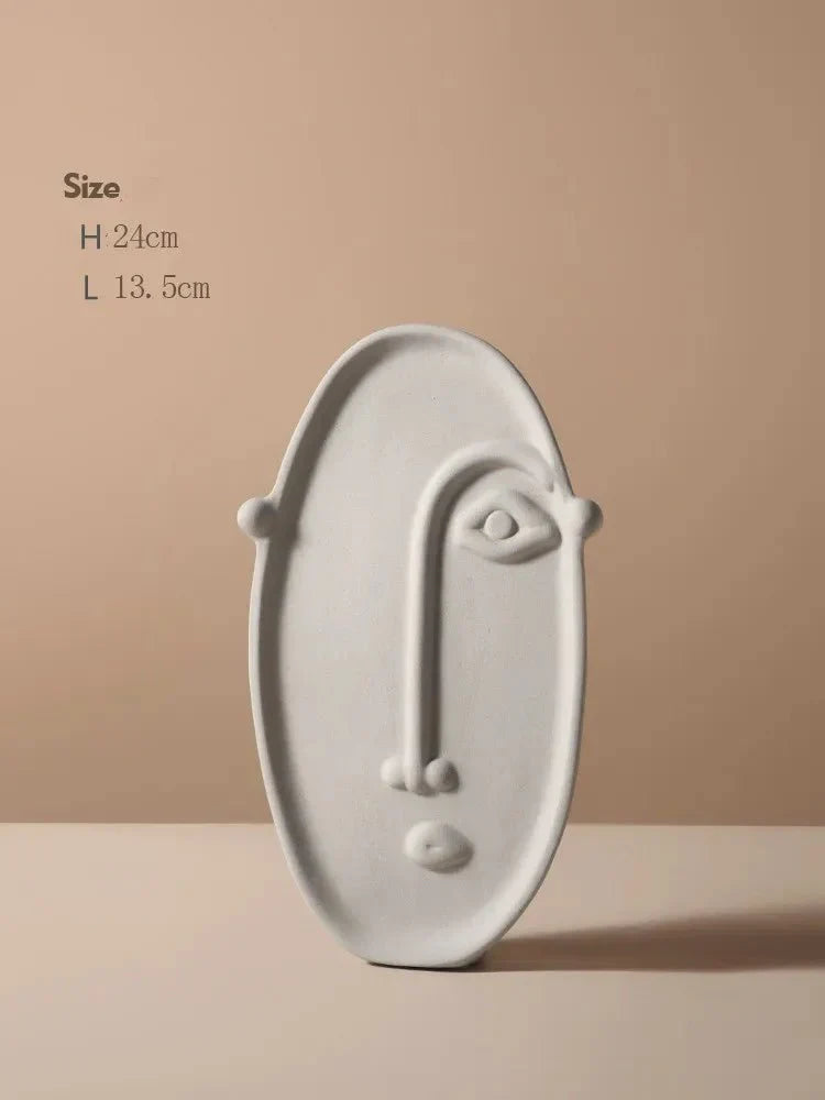 Picasso Inspirerad Keramisk Ansikte Vaser | Veska Design B