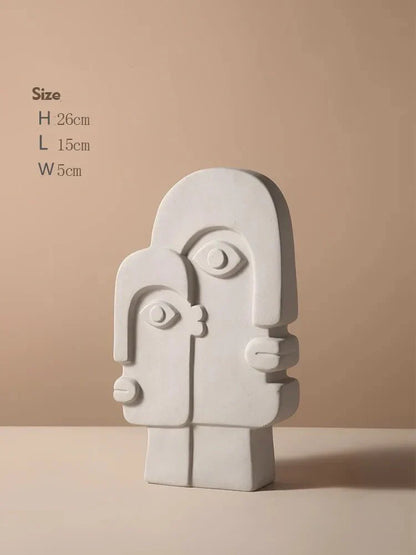 Picasso Inspirerad Keramisk Ansikte Vaser | Veska Design C