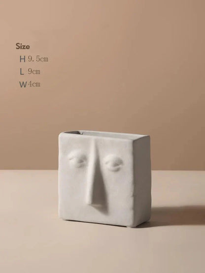 Picasso Inspirerad Keramisk Ansikte Vaser | Veska Design D