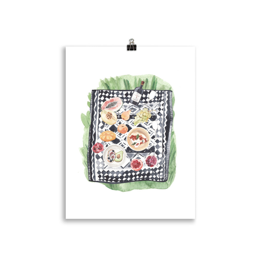 Picknick med Pizza | Veska 30×40 cm