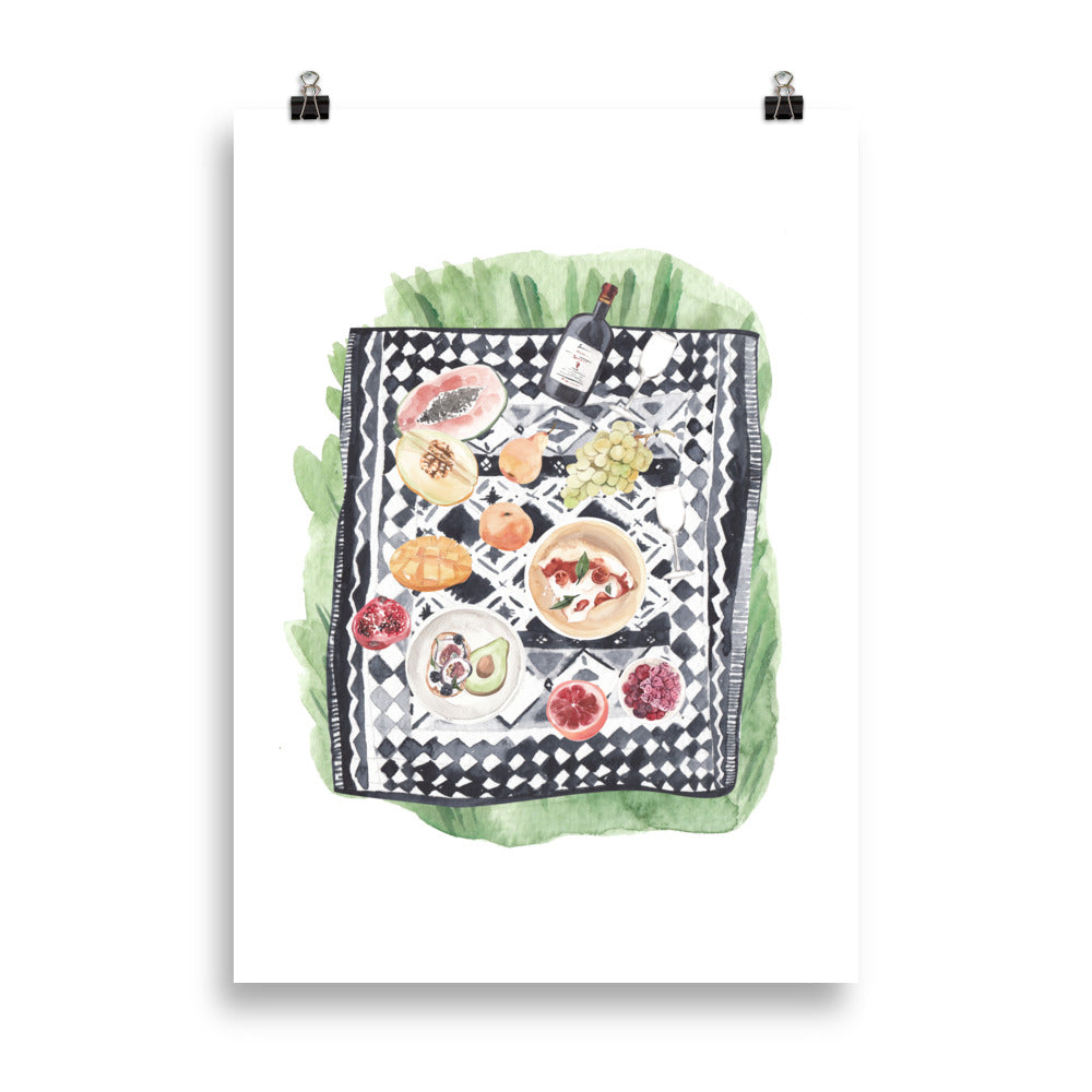 Picknick med Pizza | Veska 50×70 cm