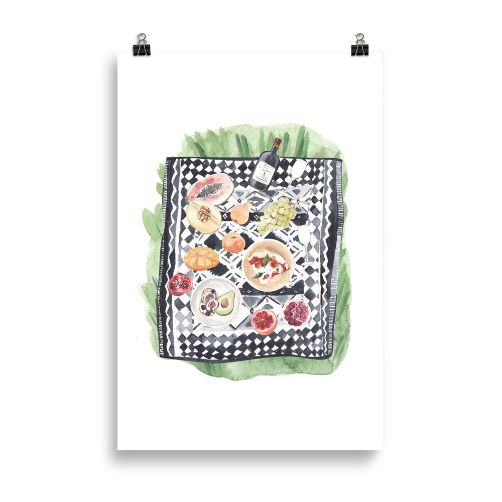 Picknick med Pizza | Veska 61×91 cm