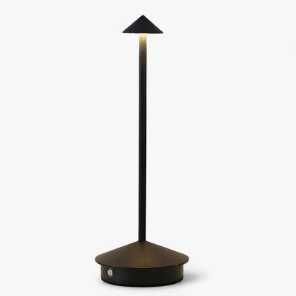 Pina | Bärbar LED Bordslampa - Kreativ Belysning för Matplats & Dekoration | Veska Svart Anpassningsbar