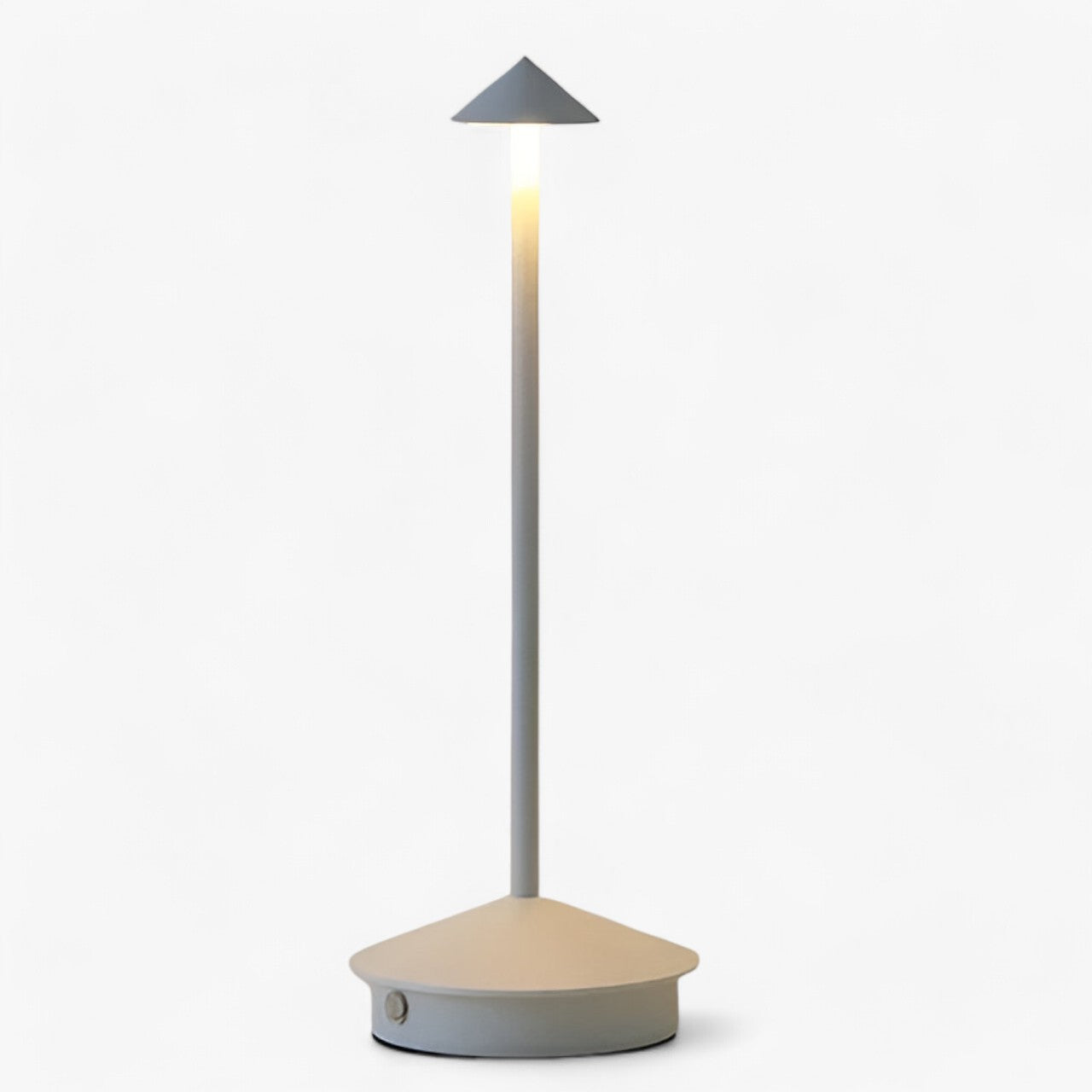Pina | Bärbar LED Bordslampa - Kreativ Belysning för Matplats & Dekoration | Veska Vit Anpassningsbar