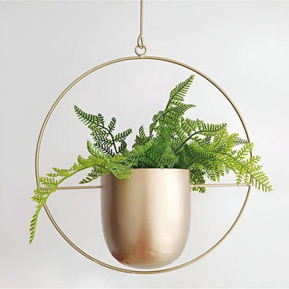 Plant Hängare - Elegant Metall Hängande Veskaomkruka Hållare | Veska Nötkött Guld