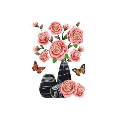 Plant Vase 3D Stereo Sticker™ | 1+1 GRATIS | Veska