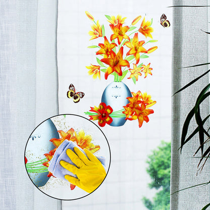 Plant Vase 3D Stereo Sticker™ | 1+1 GRATIS | Veska