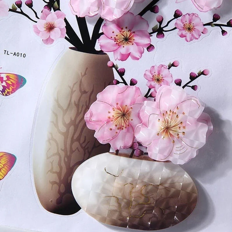 Plant Vase 3D Stereo Sticker™ | 1+1 GRATIS | Veska