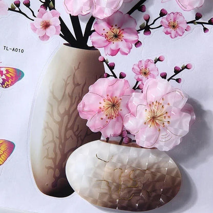 Plant Vase 3D Stereo Sticker™ | 1+1 GRATIS | Veska